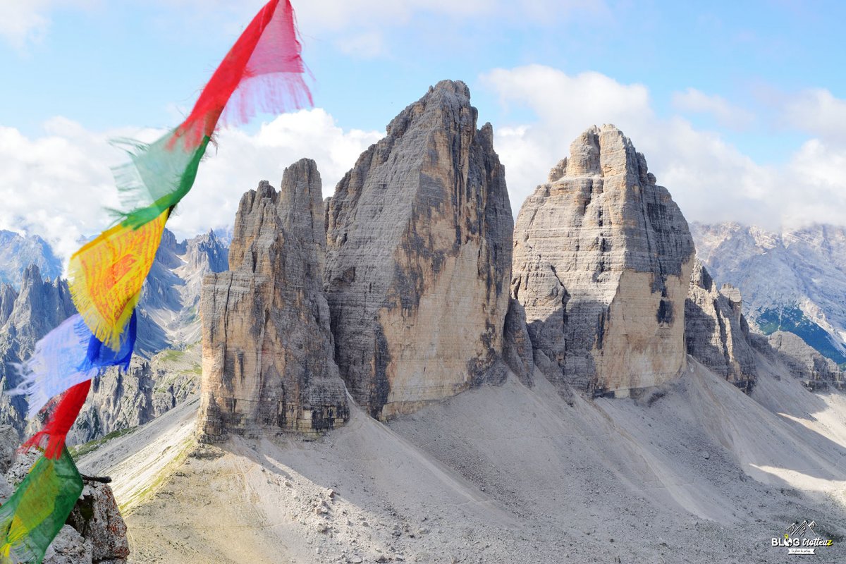 Tre Cime di Lavaredo dans les Dolomites