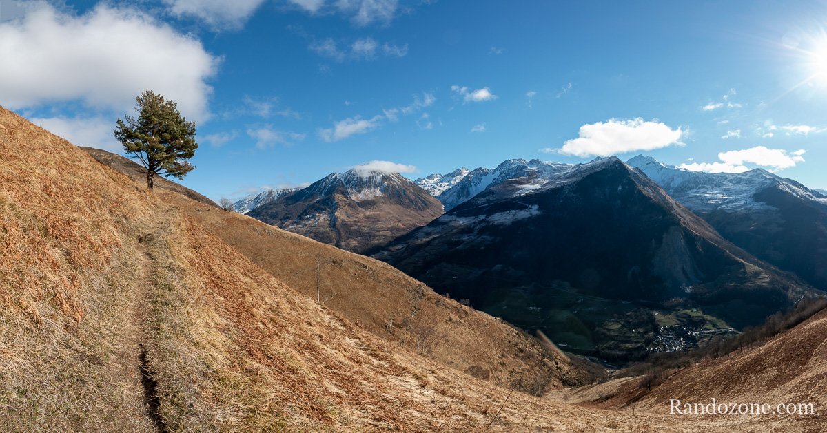 Panorama vraiment sympa avec ce beau soleil