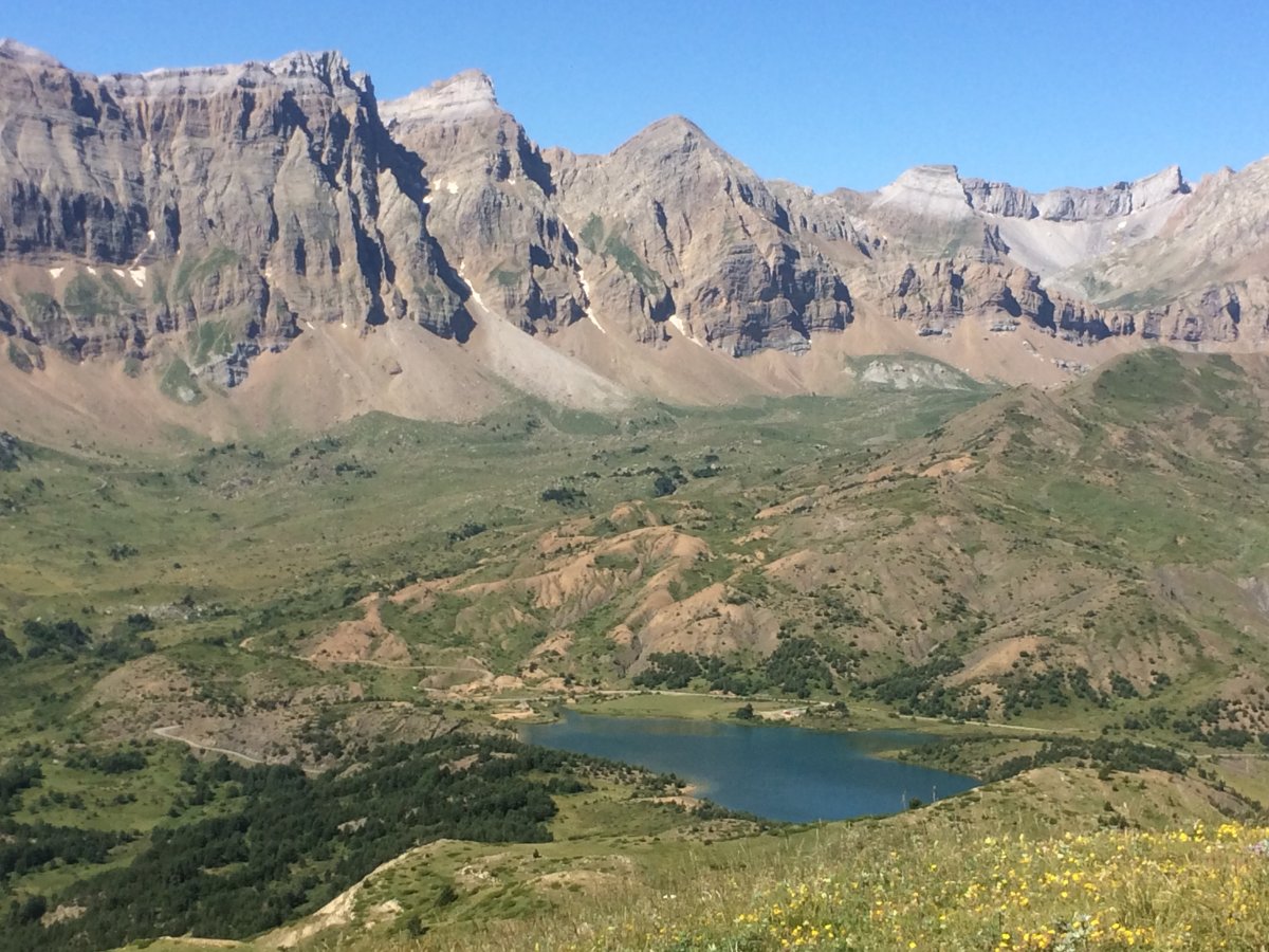 Embalse de las Paules en montant  la  punta Tarmanones
