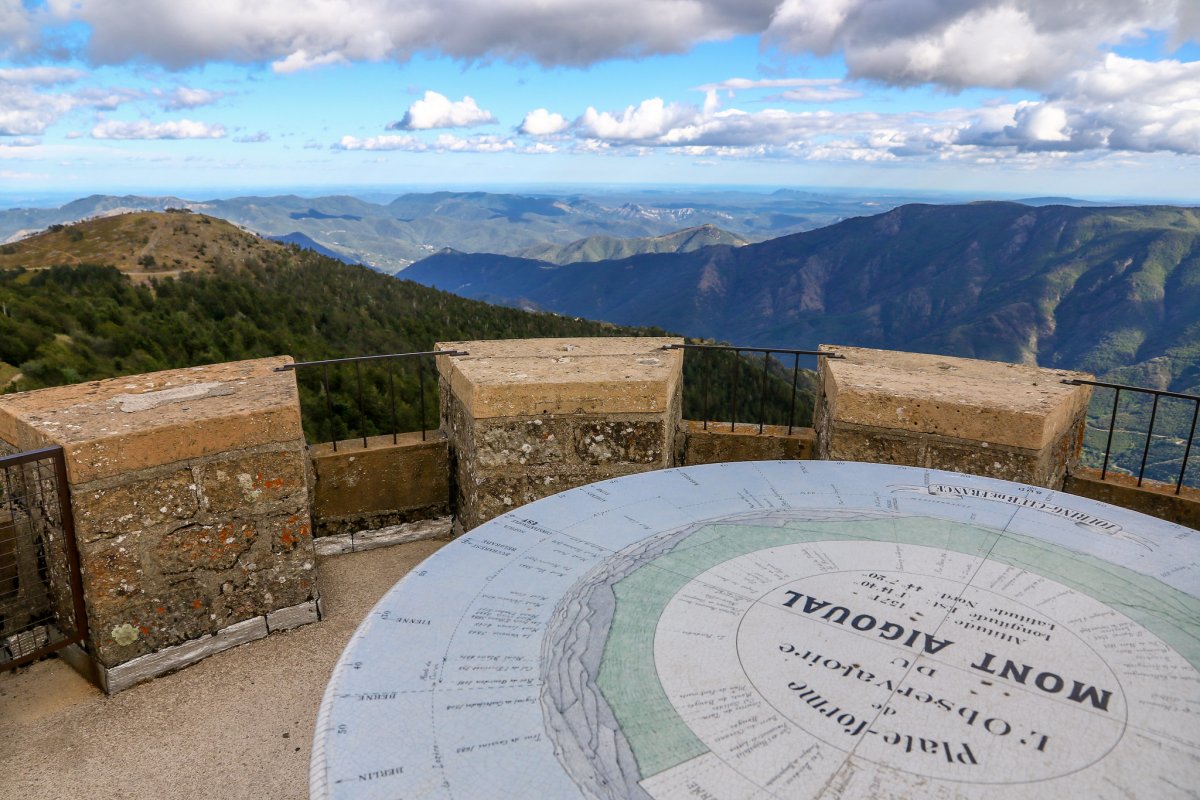 Table d'orientation du Mont Aigoual Table d'orientation du Mont Aigoual