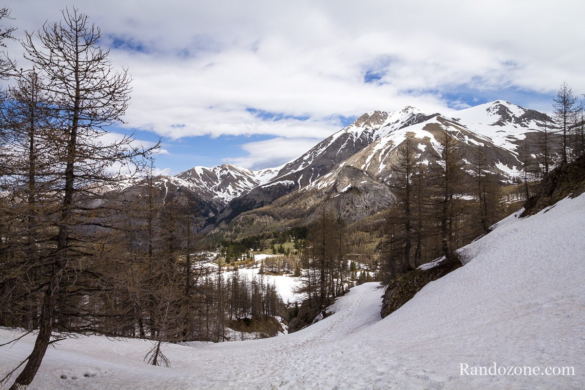 Descente vers le parking
