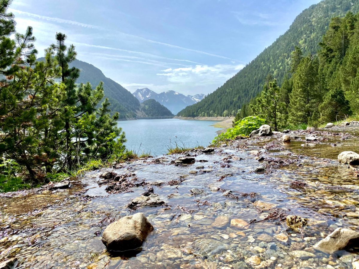 Au bout du lac de l'Oule
