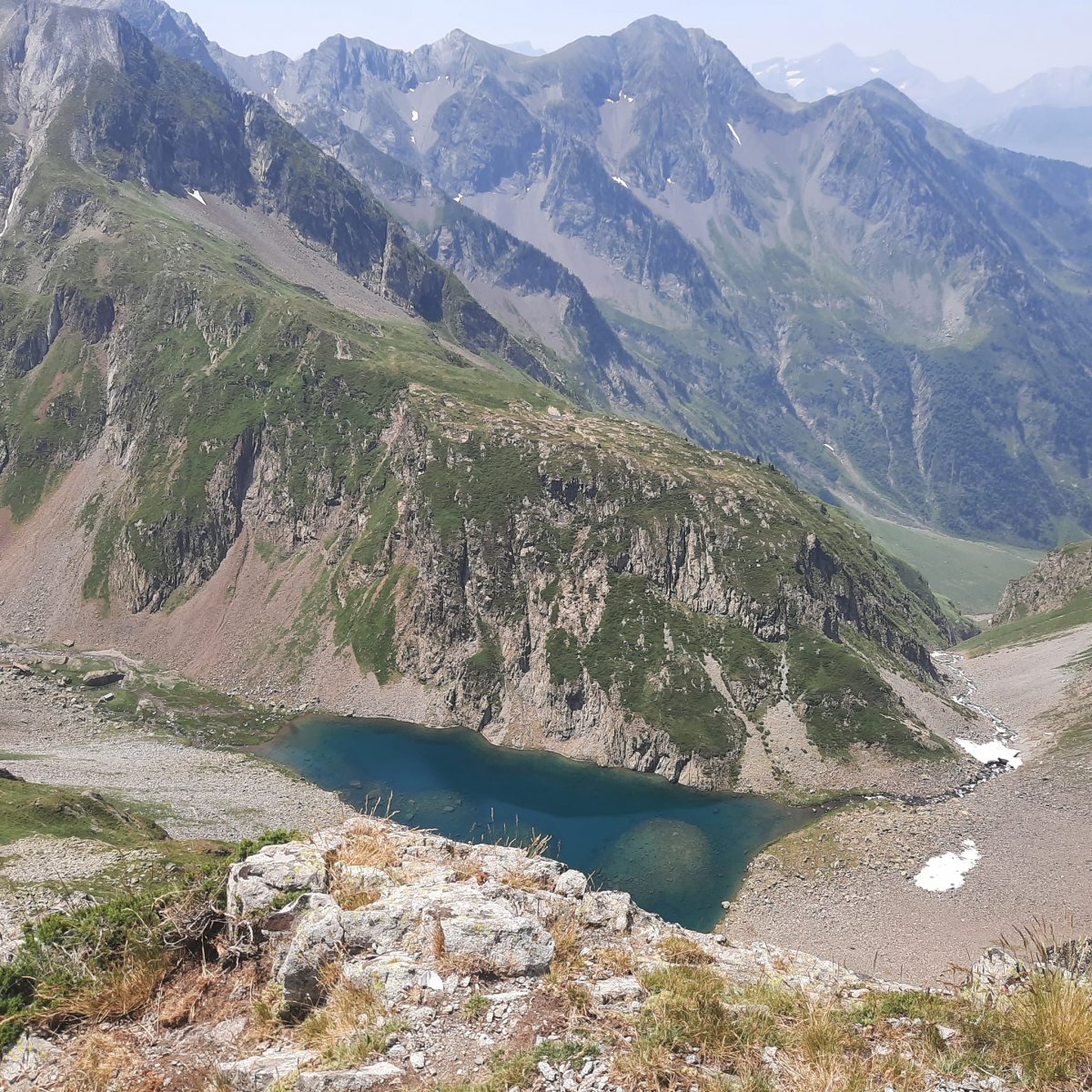 Lac de Rabiet depuis Packe