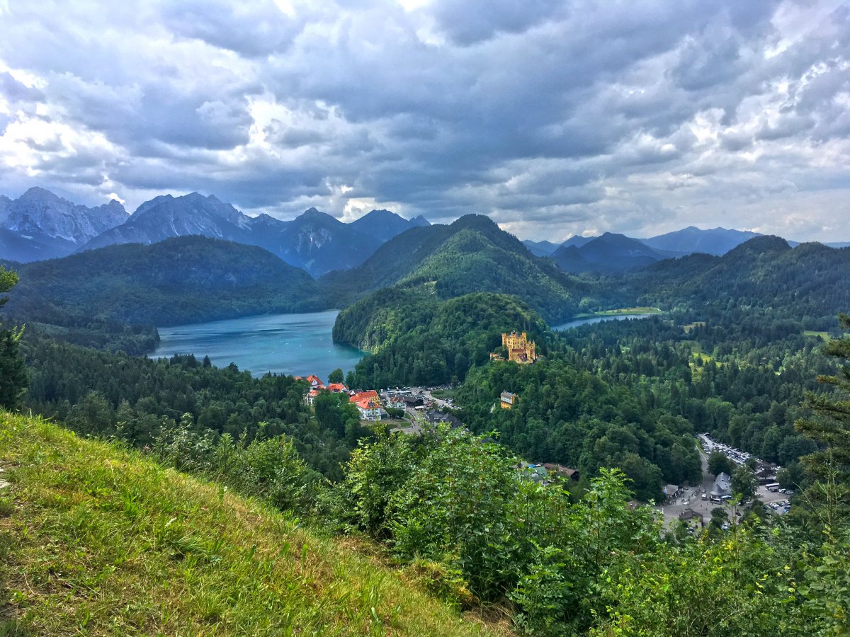 Chteau de Hohenschwangau et lac Alpsee, Allemagne