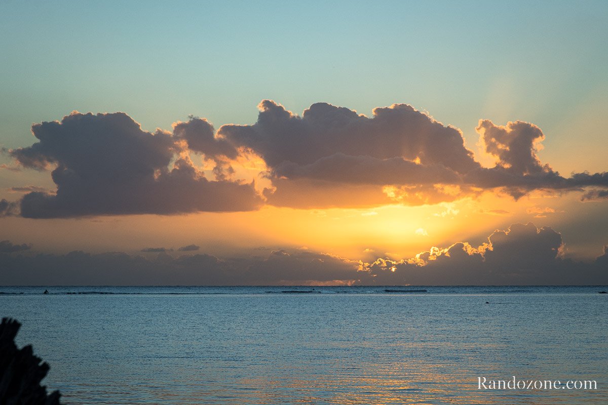 Coucher de soleil  Marie-Galante en Guadeloupe