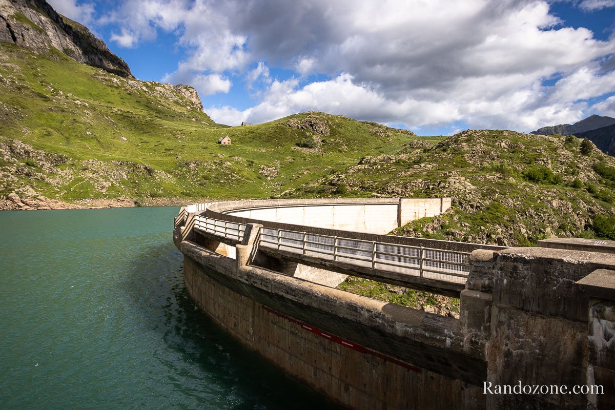 Barrage des Gloriettes dans les Hautes-Pyrnes