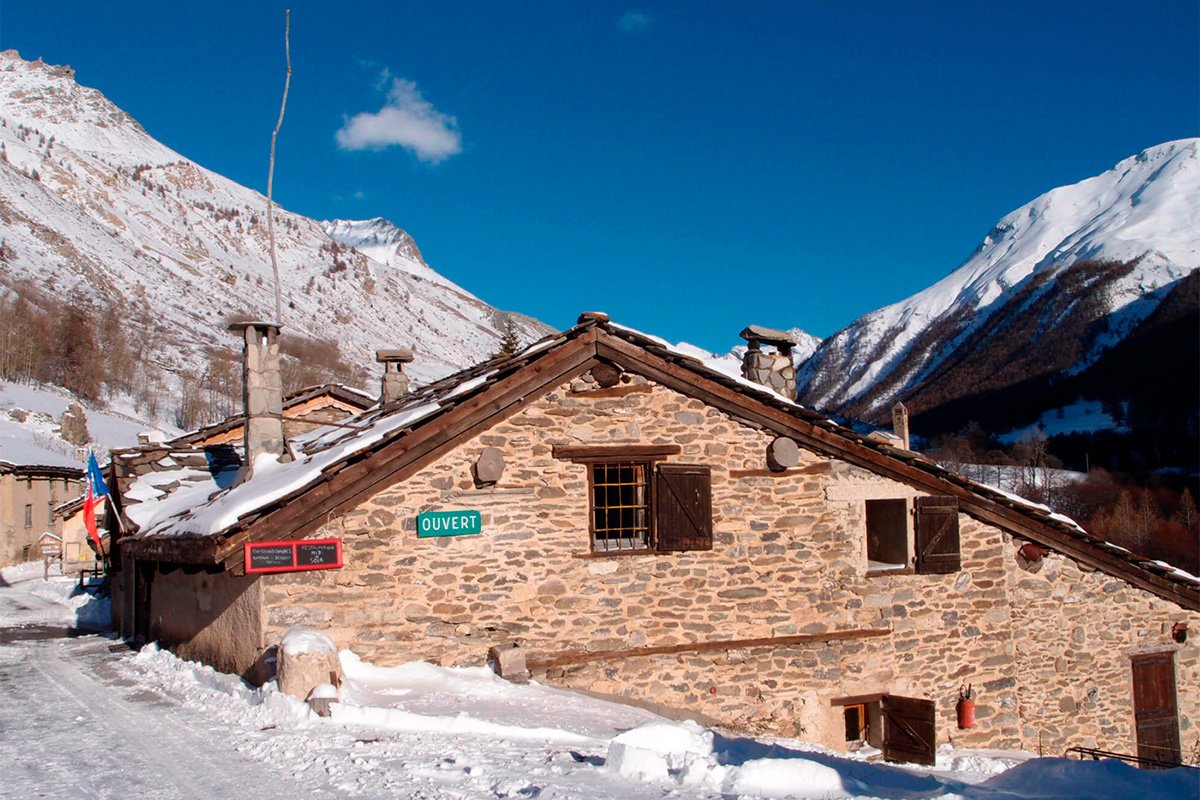 Refuge de Maljasset en hiver