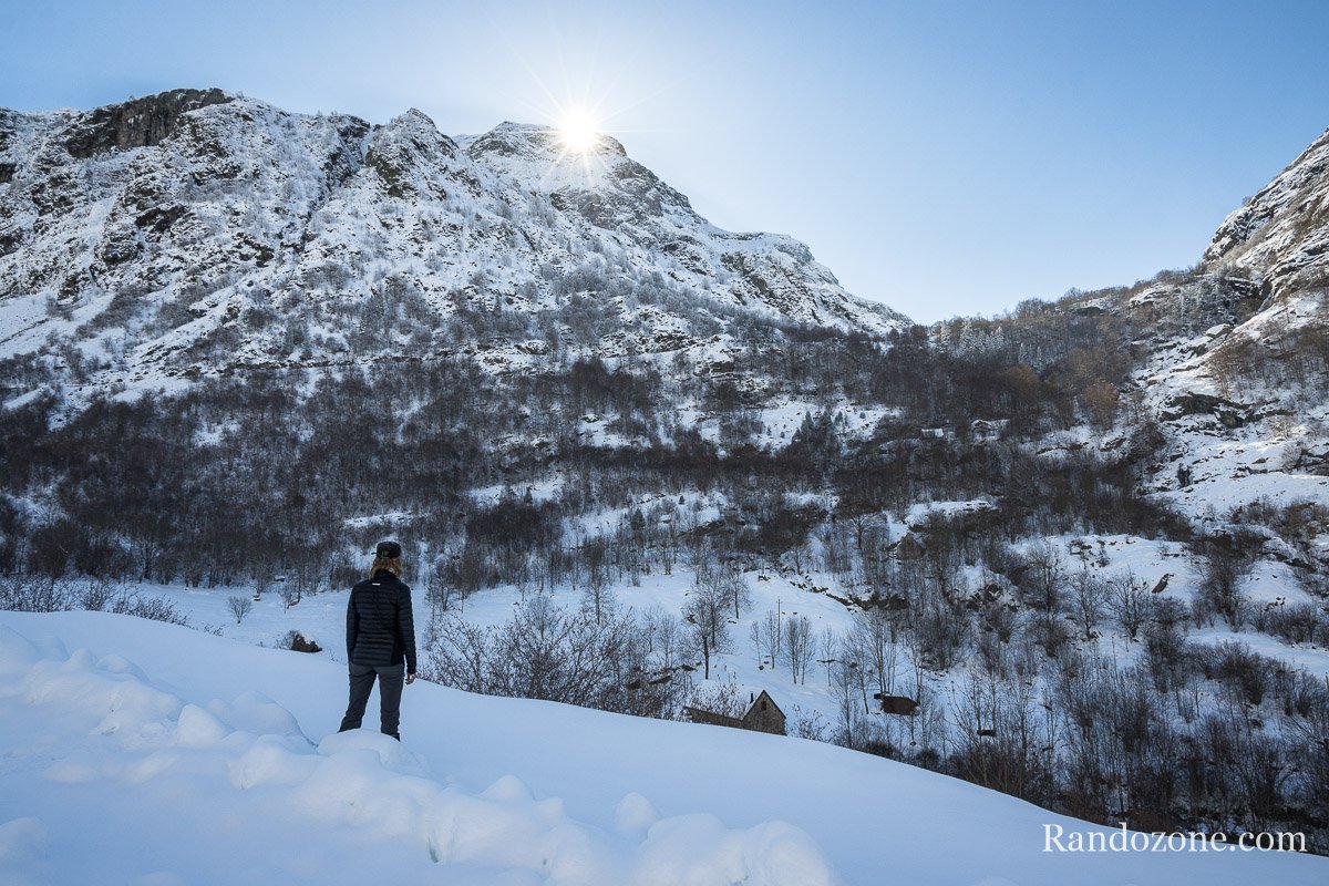 Paysage hivernal prs de Has