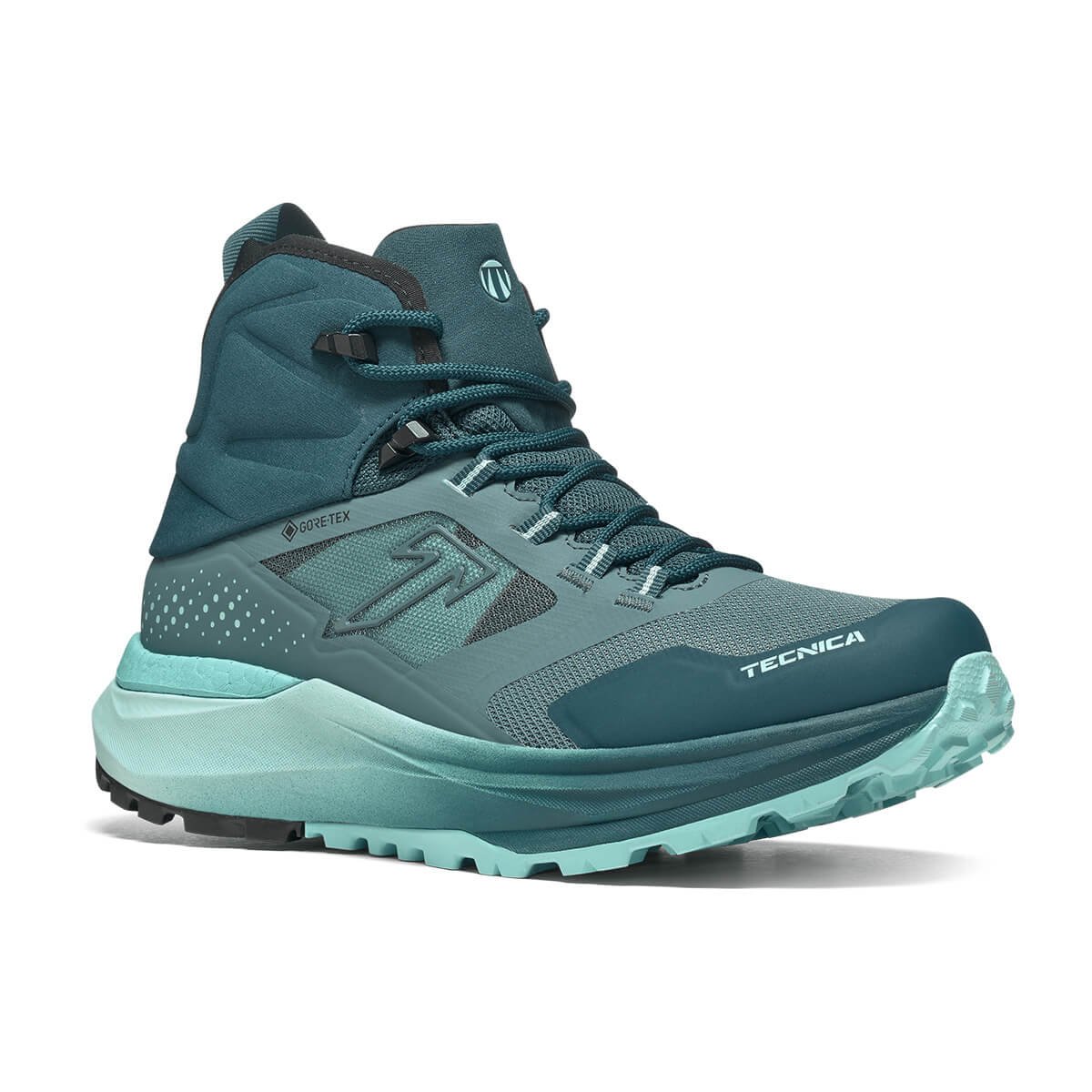 Chaussure Tecnica Agate S Mid Gtx couleur DARK BLUE - LIGHT BLUE