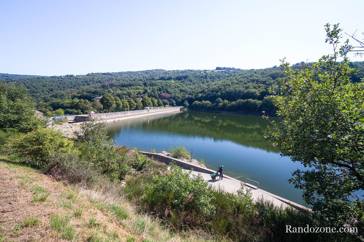Lac et barrage de Couzon