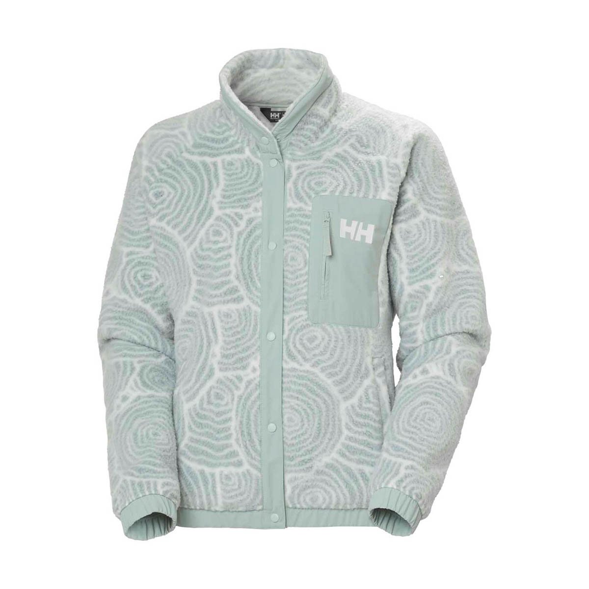 Polaire Helly Hansen Imperial Printed Pile Snap Femme Couleur Greedn Mist