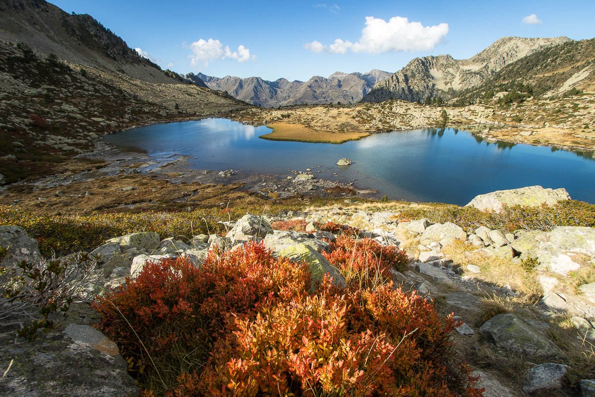 Toujours le lac Blanc et les couleurs de l'automne dans le massif du Néouvielle