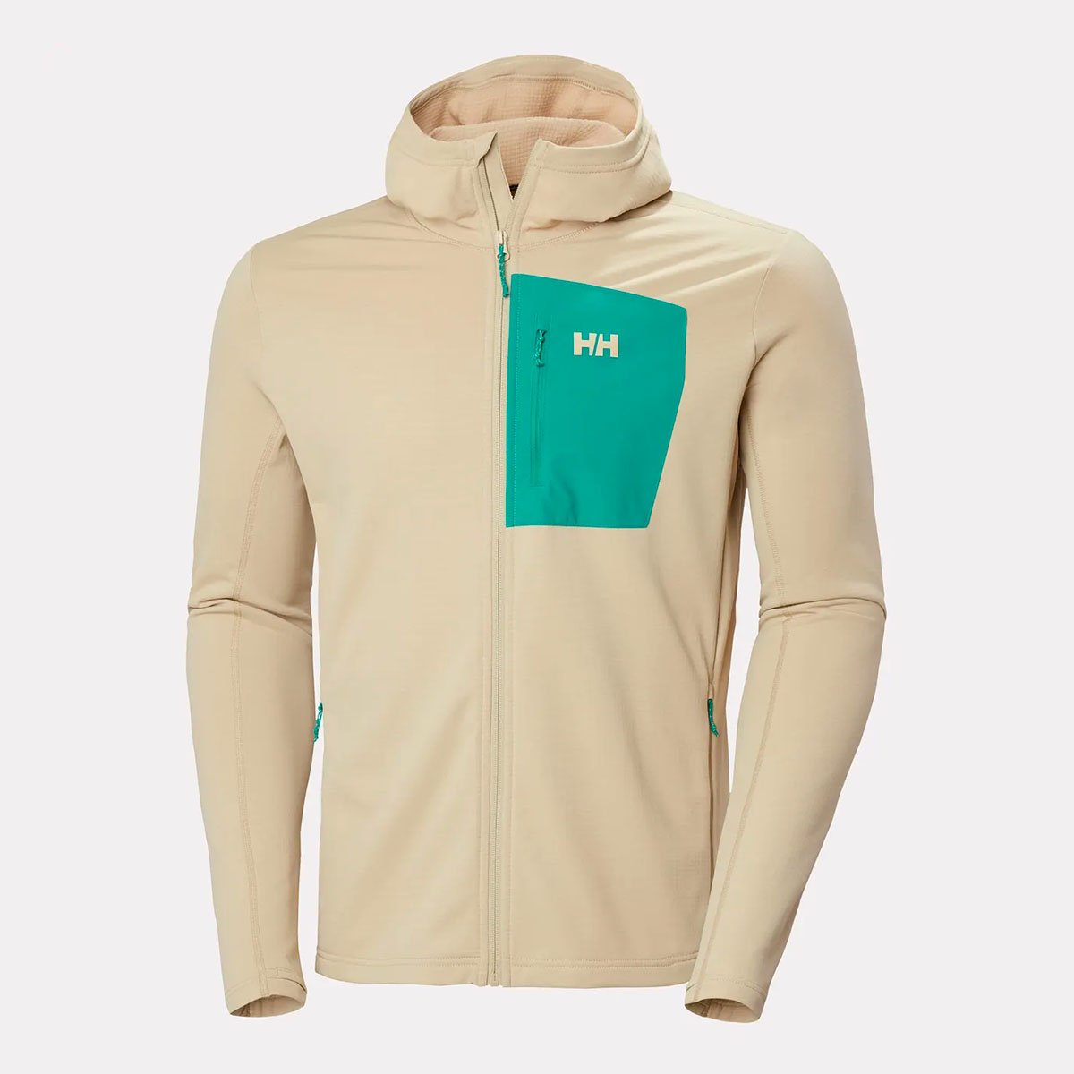 Polaire Helly Hansen Versalite Hooded Fleece Jacket pour homme en couleur 078 KHAKI / SAND