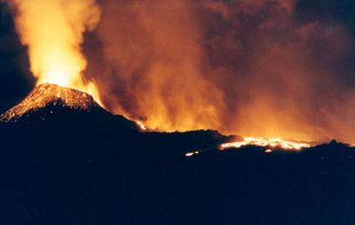 Runion : Volcan en ruption