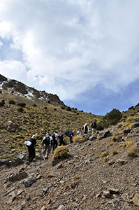 Trekking au Maroc. Trek au Toubkal
