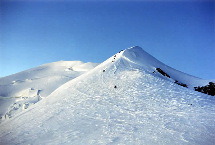 France : Alpinistes au petit matin