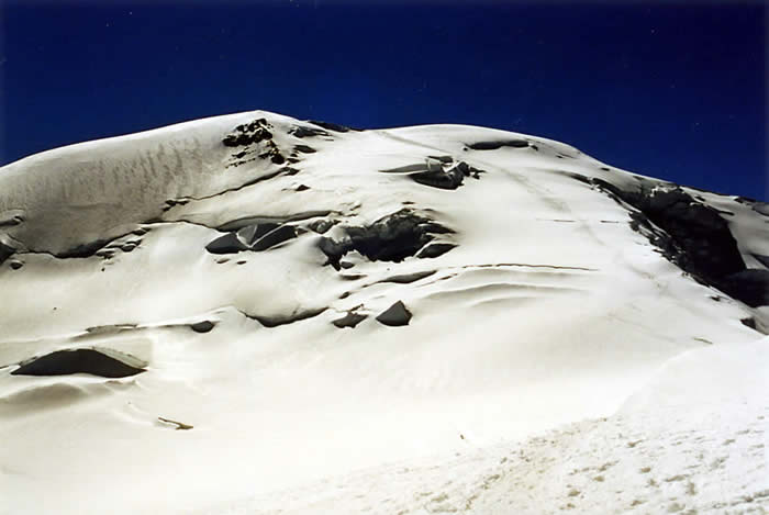 France : Pendant l'ascension du Mont Blanc