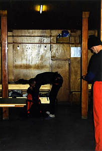 Préparation pour monter au Mont Blanc