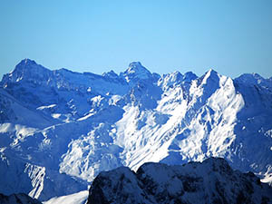 Ossau depuis le Pic du midi de Bigorre