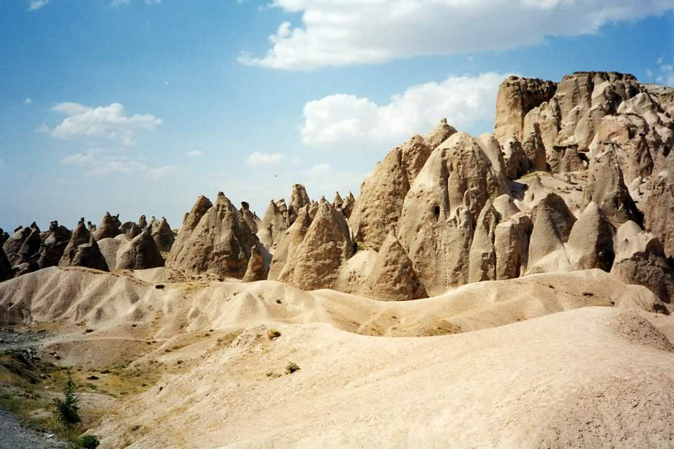 Turquie : Rochers caractristiques de la Capadoce
