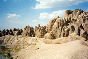 Rochers caractéristiques de la Capadoce