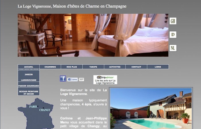 Chambres d'hôtes La Loge Vigneronne à Changy (Corinne et J.P. Menu-Jacquier) Chambres d'hôtes La Loge Vigneronne à Changy (Corinne et J.P. Menu-Jacquier)