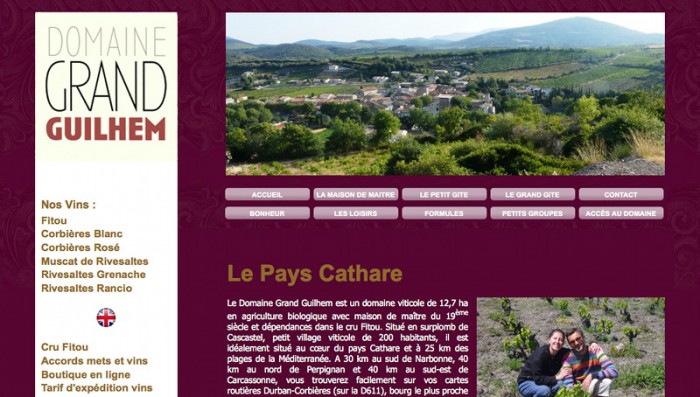 Chambres d'hôtes Domaine Grand Guilhem à Cascastel-des-Corbières (Famille Contrepois) Chambres d'hôtes Domaine Grand Guilhem à Cascastel-des-Corbières (Famille Contrepois)