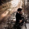 Elopement d'hiver dans la fort de sapins (mariage/change de voeux/crmonie d'engagement)