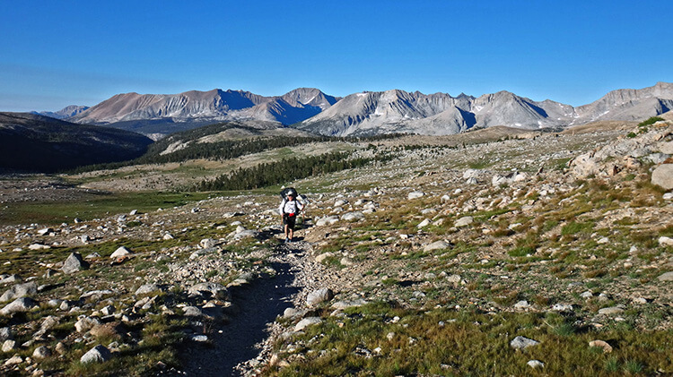 Hauts plateaux sur le Pacific Crest Trail