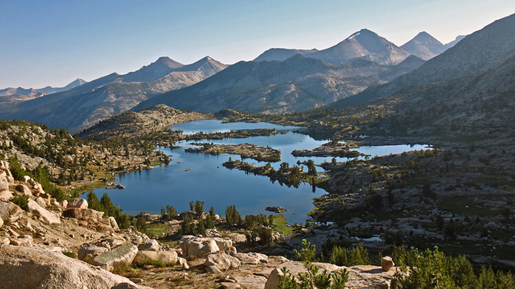 Itinéraire du PCT ou Pacific Crest Trail aux Etats-Unis
