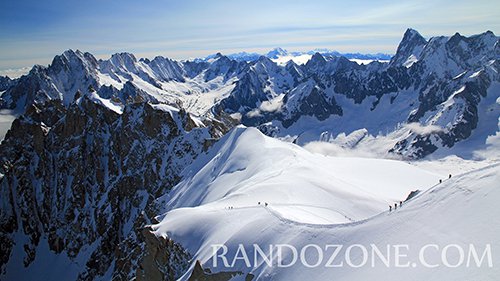 Panorama depuis l'Aiguille du Midi